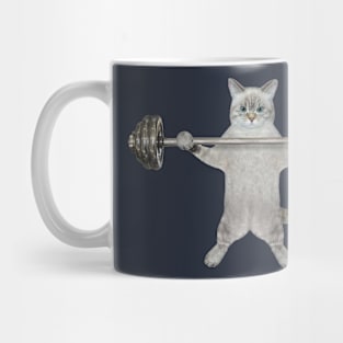 cat in a gym Mug